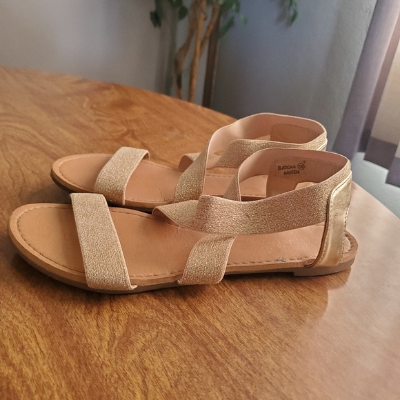 Gold Sandals - Picture 2 of 3